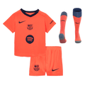 Kid's Barcelona Third Away Football Shirt Kit(Jersey+Shorts+Socks) 2025/26