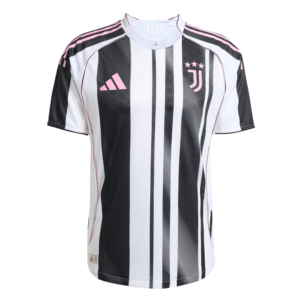 Player Version Juventus Home Football Shirt 2025/26 Black&White