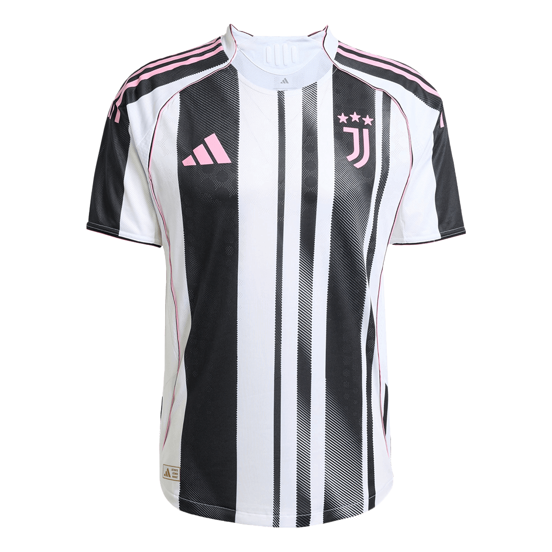 Player Version Juventus Home Football Shirt 2025/26 Black&White