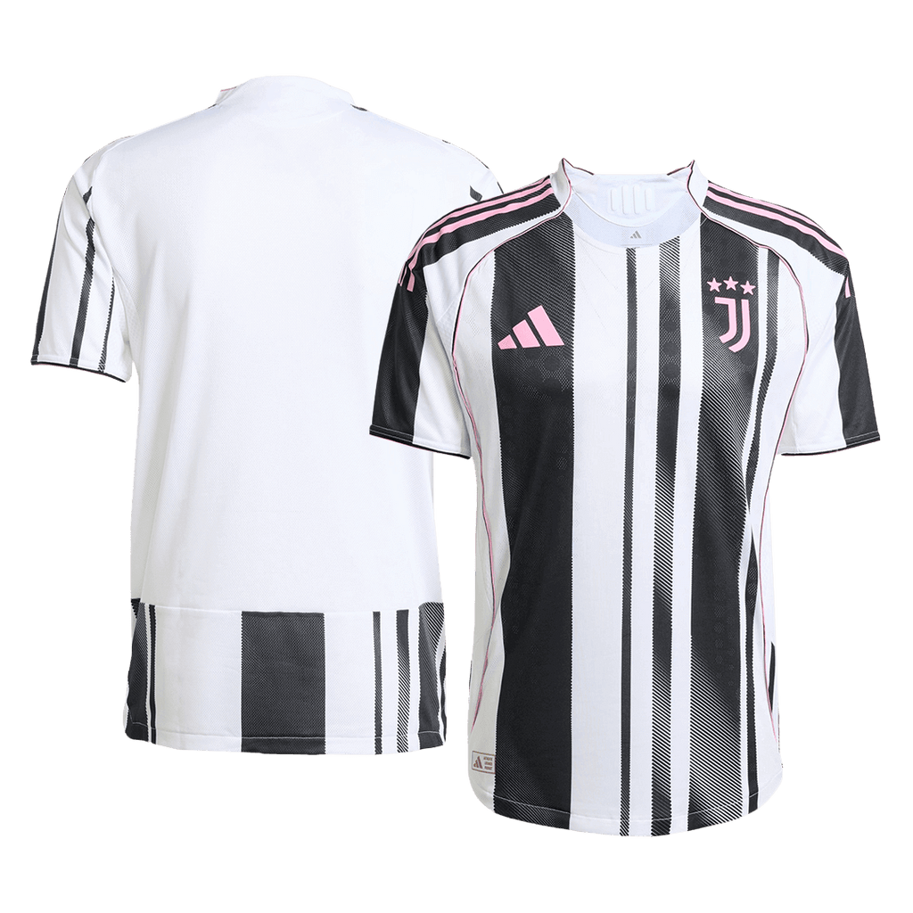 Player Version Juventus Home Football Shirt 2025/26 Black&White