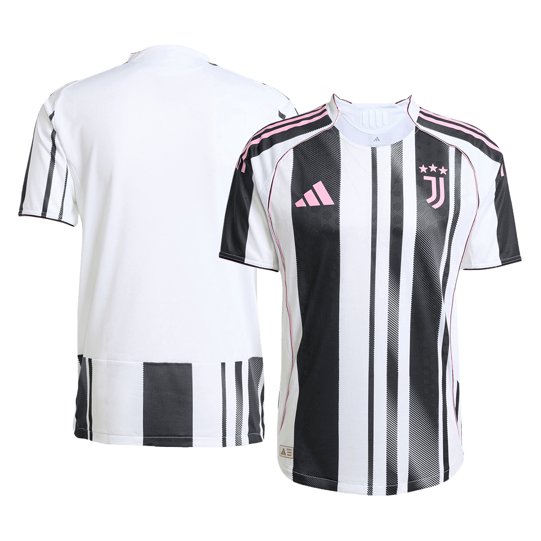 Player Version Juventus Home Football Shirt 2025/26 Black&White