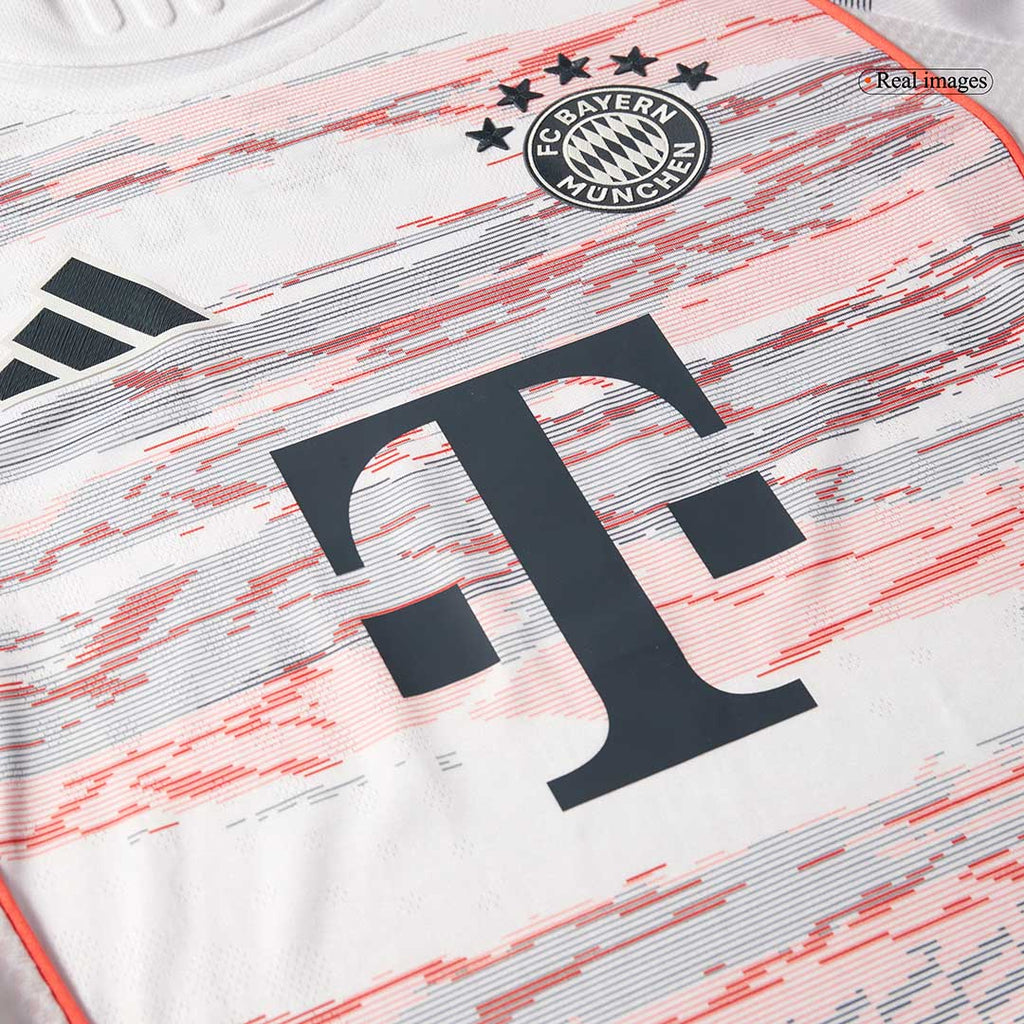 Player Version MÜLLER Special #25 Bayern Munich Away Football Shirt 2025/26 White