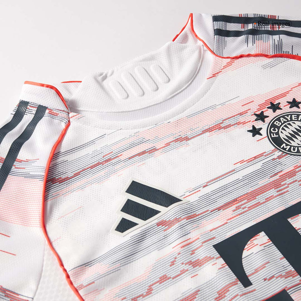 Player Version MÜLLER Special #25 Bayern Munich Away Football Shirt 2025/26 White