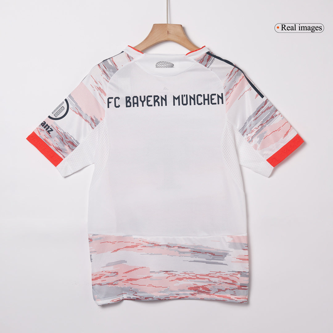 Player Version MÜLLER Special #25 Bayern Munich Away Football Shirt 2025/26 White