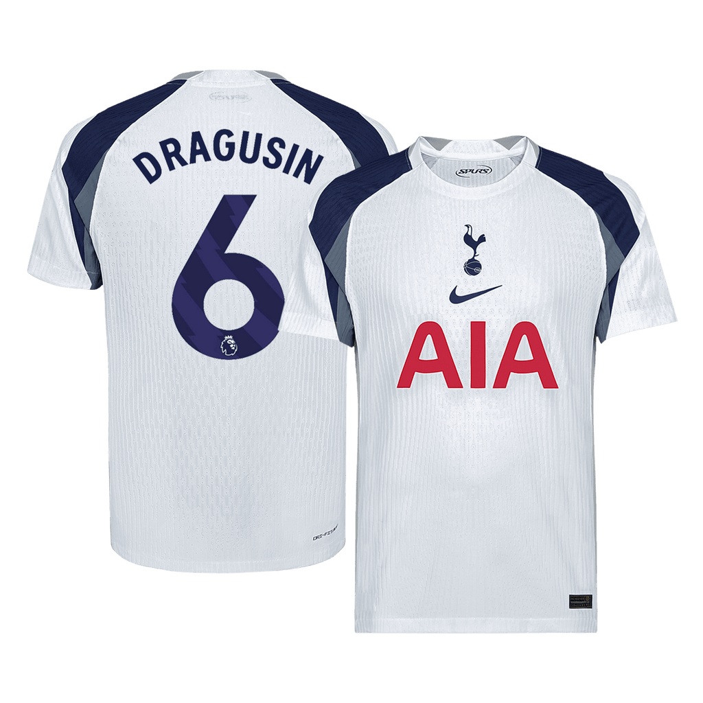 Player Version DRAGUSIN #6 Tottenham Hotspur Home Football Shirt 2025/26 White