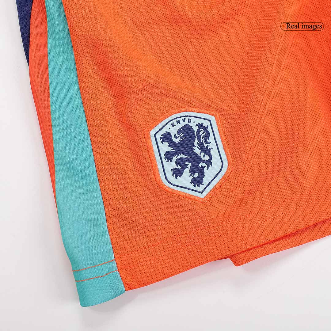 Kid's Netherlands Home Football Shirt Kit(Jersey+Shorts) Euro 2024