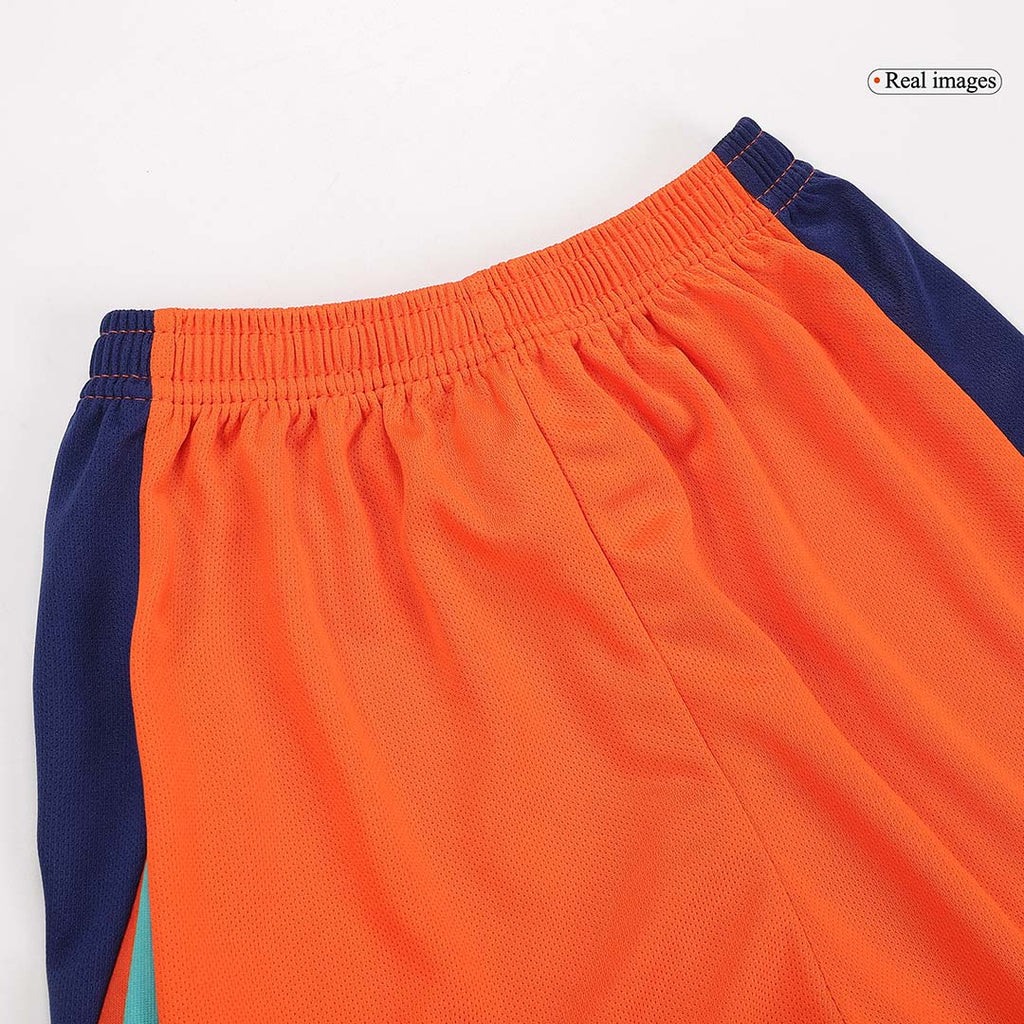 Kid's Netherlands Home Football Shirt Kit(Jersey+Shorts) Euro 2024