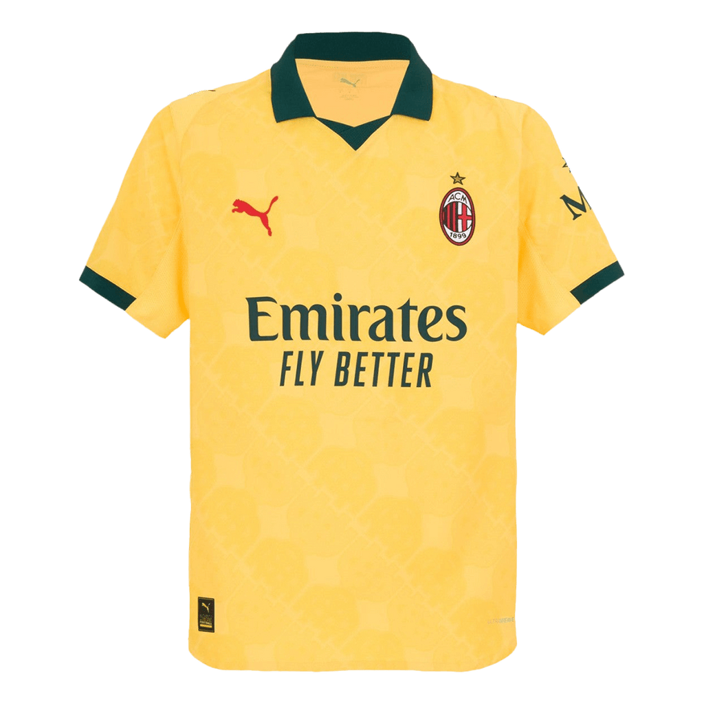 Player Version AC Milan Third Away Football Shirt 2025/26 Yellow