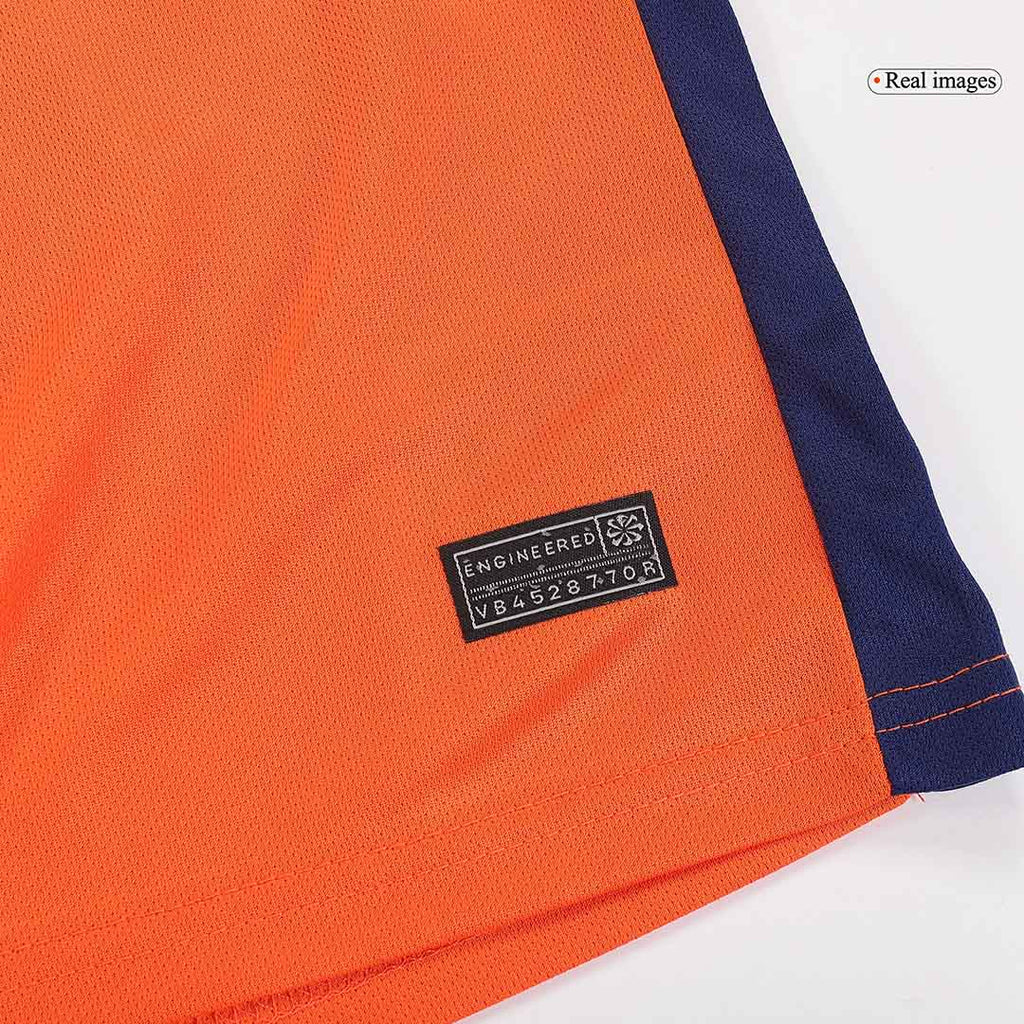 Kid's Netherlands Home Football Shirt Kit(Jersey+Shorts) Euro 2024