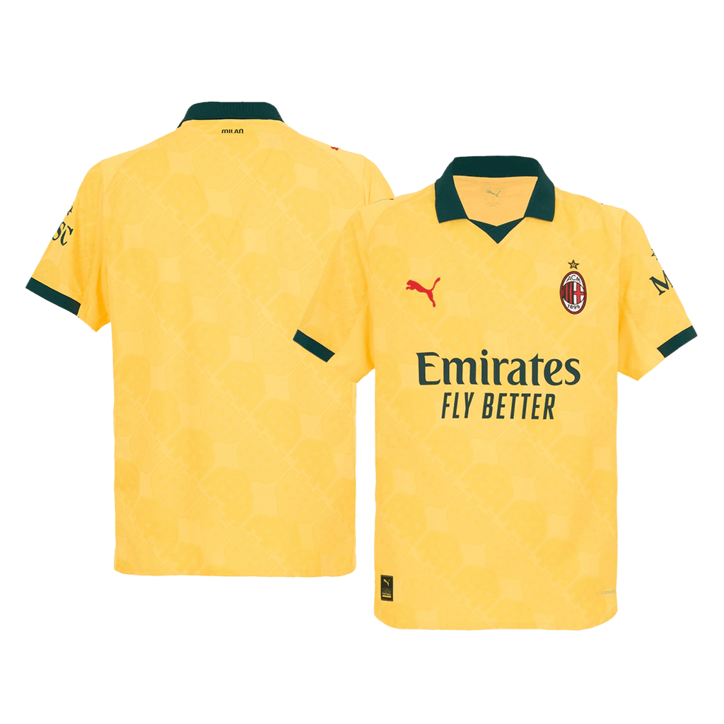 Player Version AC Milan Third Away Football Shirt 2025/26 Yellow