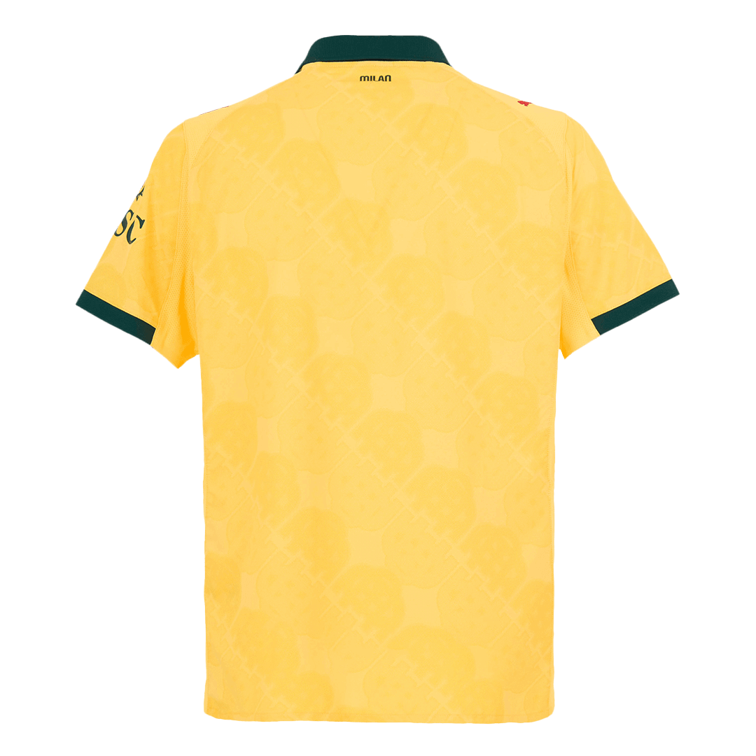 Player Version AC Milan Third Away Football Shirt 2025/26 Yellow