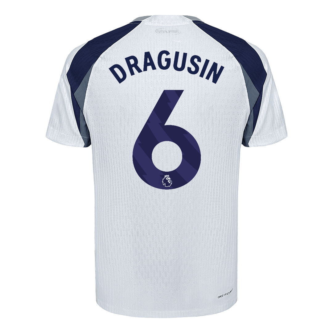 Player Version DRAGUSIN #6 Tottenham Hotspur Home Football Shirt 2025/26 White