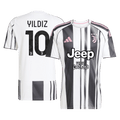 YILDIZ #10 Juventus Home Football Shirt 2025/26 Black&White