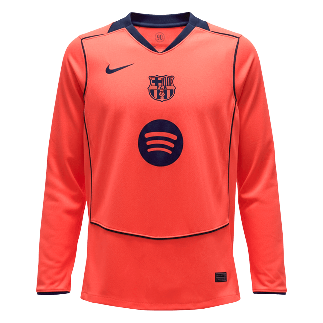Barcelona Long Sleeve Football Shirt 2025/26
