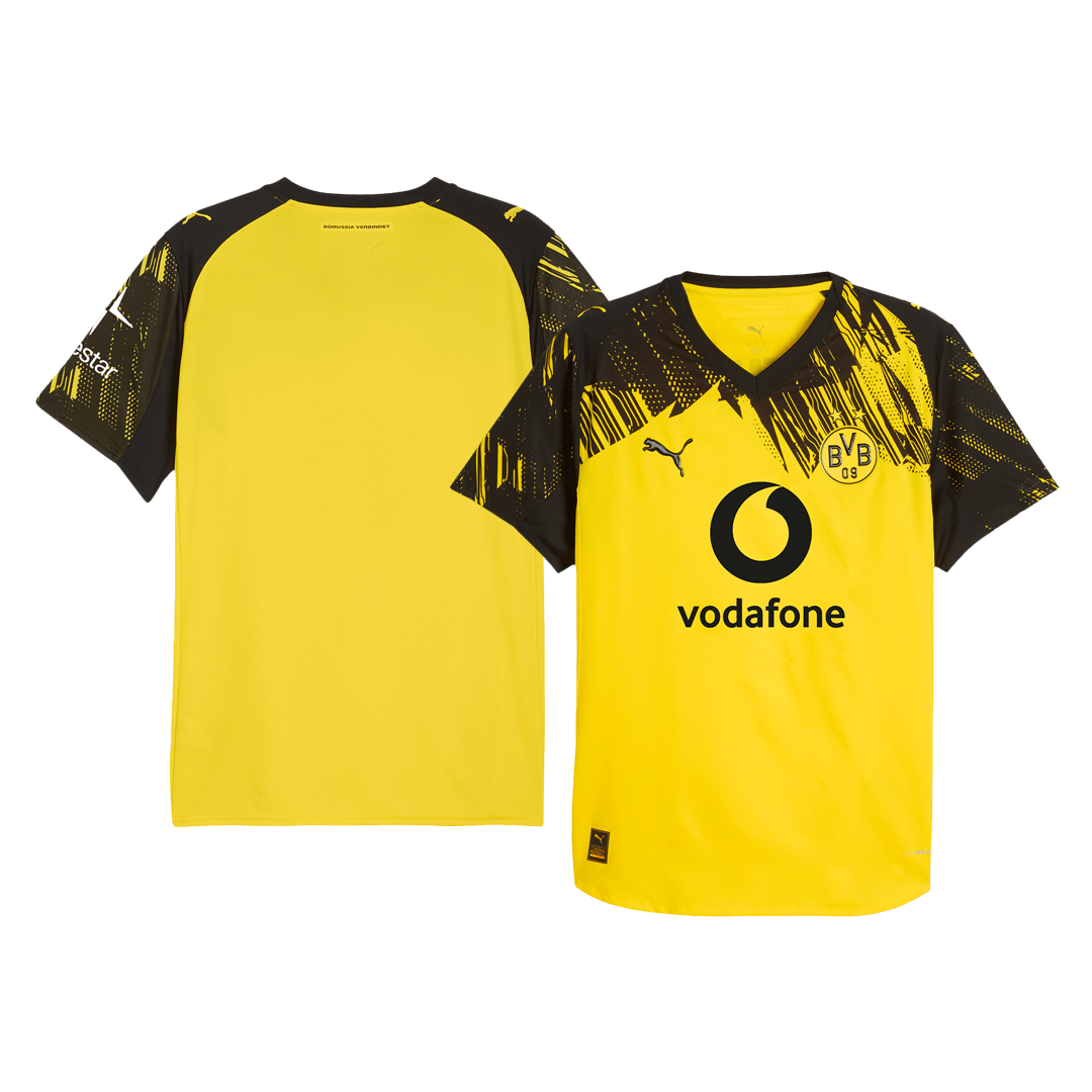Player Version Borussia Dortmund Home Football Shirt 2025/26 Yellow