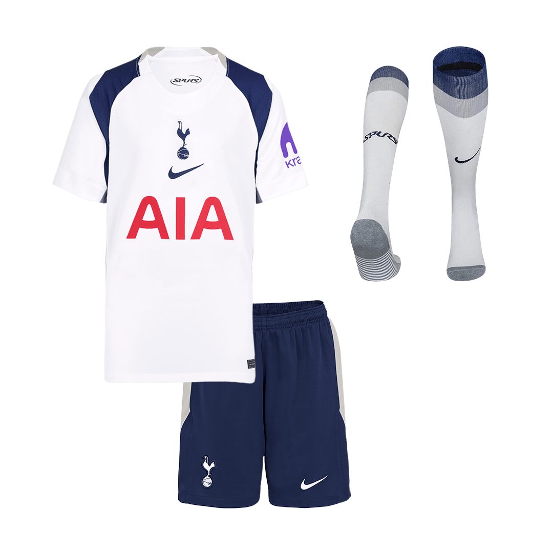 Kid's Tottenham Hotspur Home Football Shirt Kit(Jersey+Shorts+Socks) 2025/26