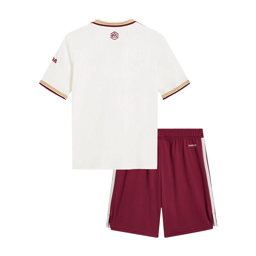 Kid's Arsenal Third Away Football Shirt Kit(Jersey+Shorts) 2025/26
