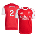 Player Version SALIBA #2 Arsenal Home Football Shirt 2025/26