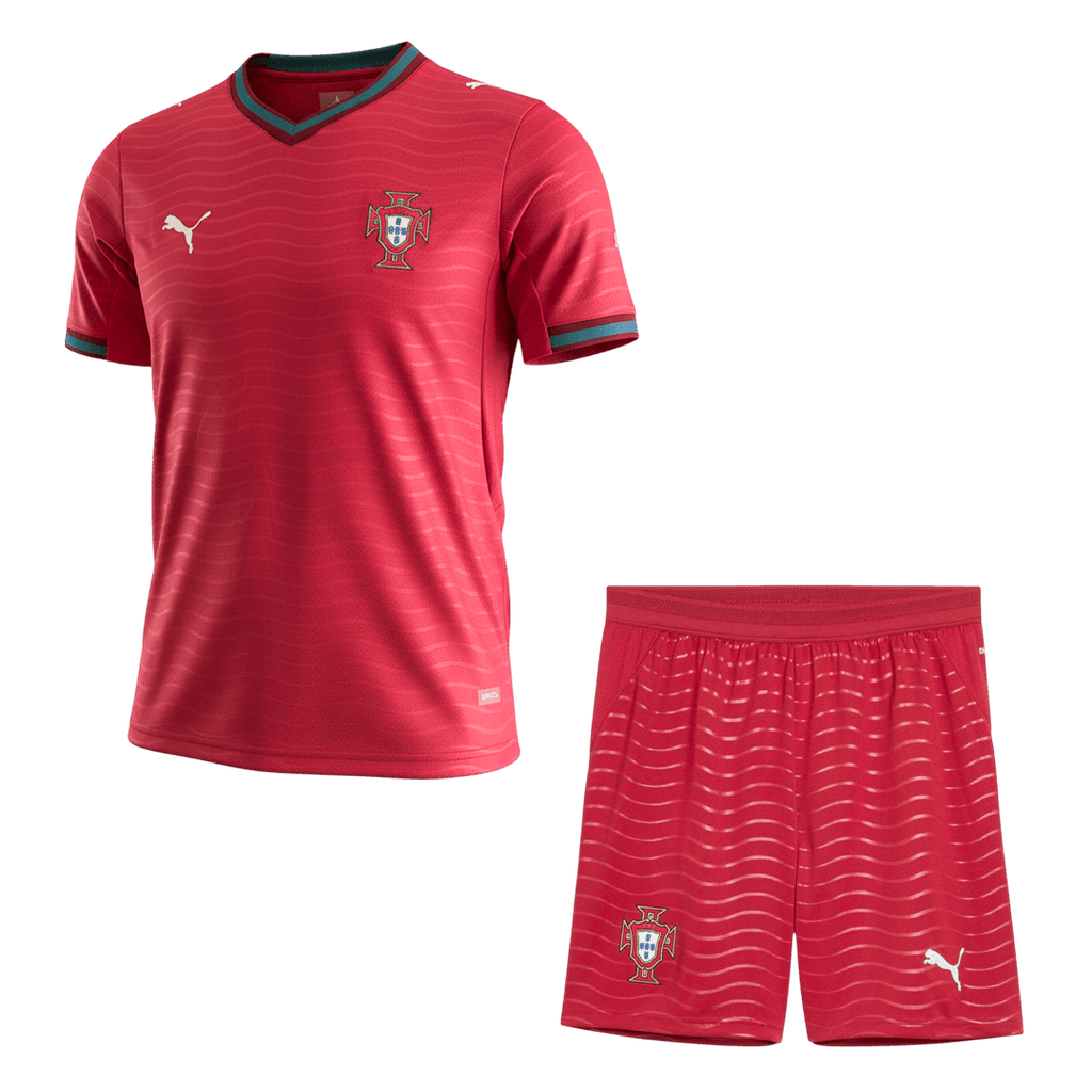 Portugal Home Football Shirt Kit(Jersey+Shorts) 2026