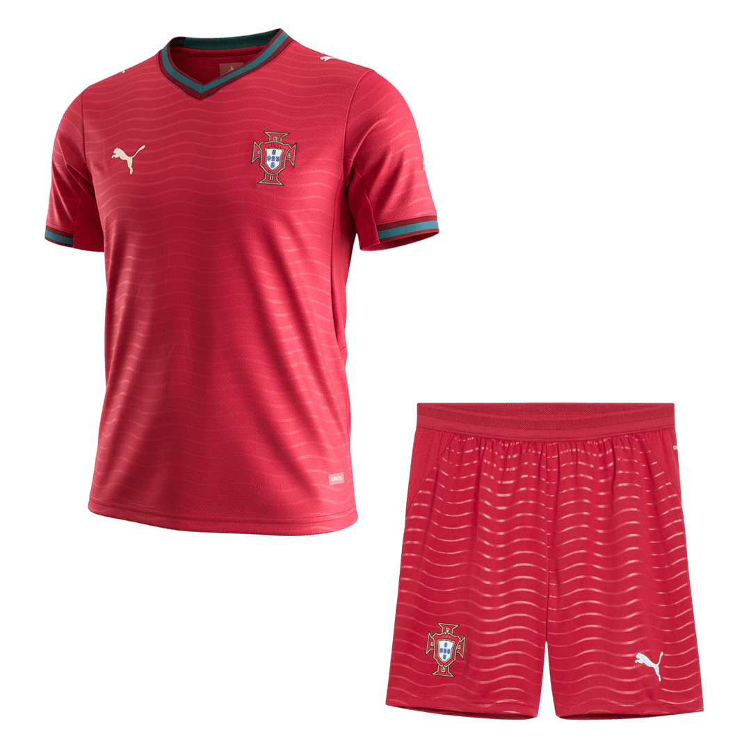 Portugal Home Football Shirt Kit(Jersey+Shorts) 2026