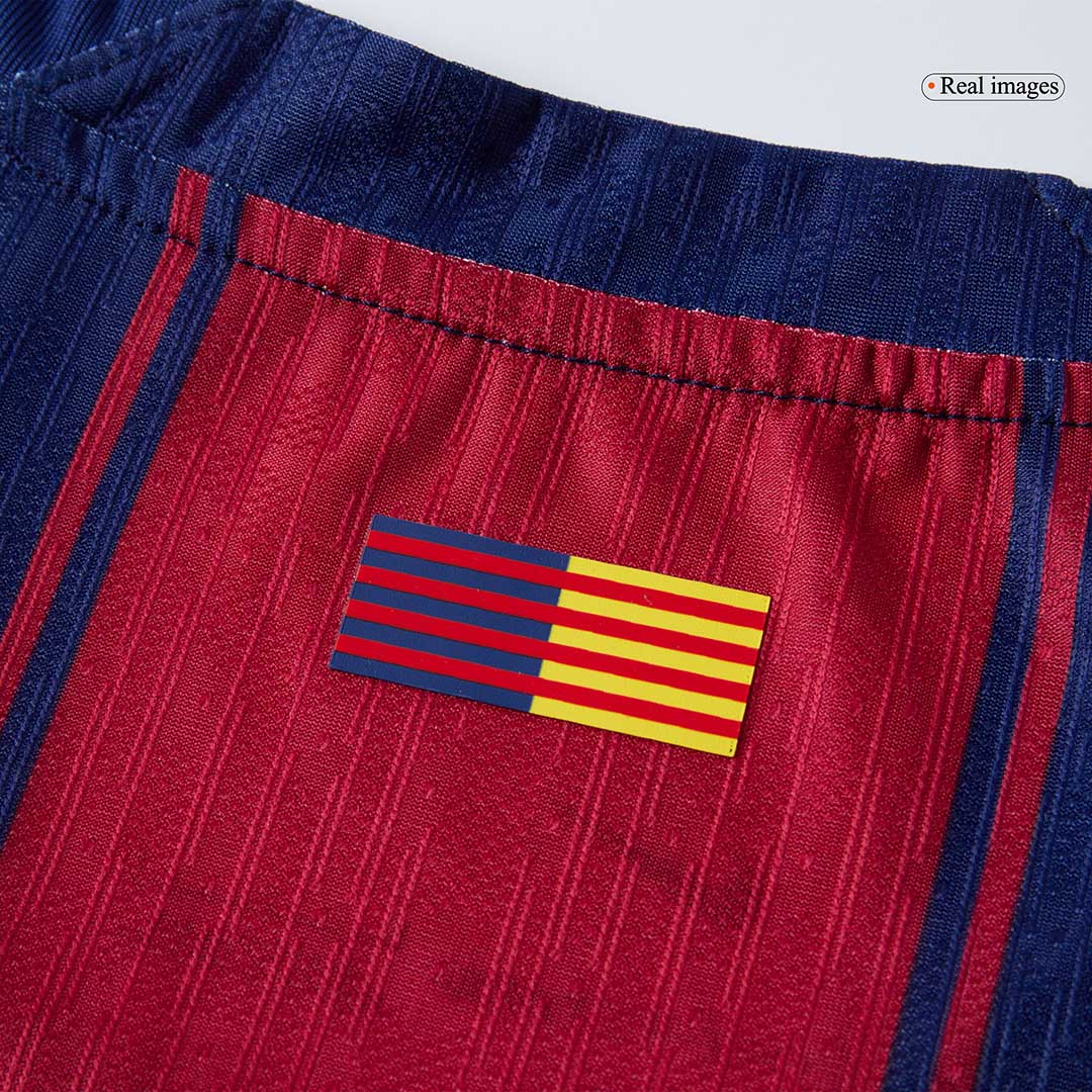 ROONY #19 Player Version Barcelona Home Football Shirt 2025/26 Red&Blue - UCL