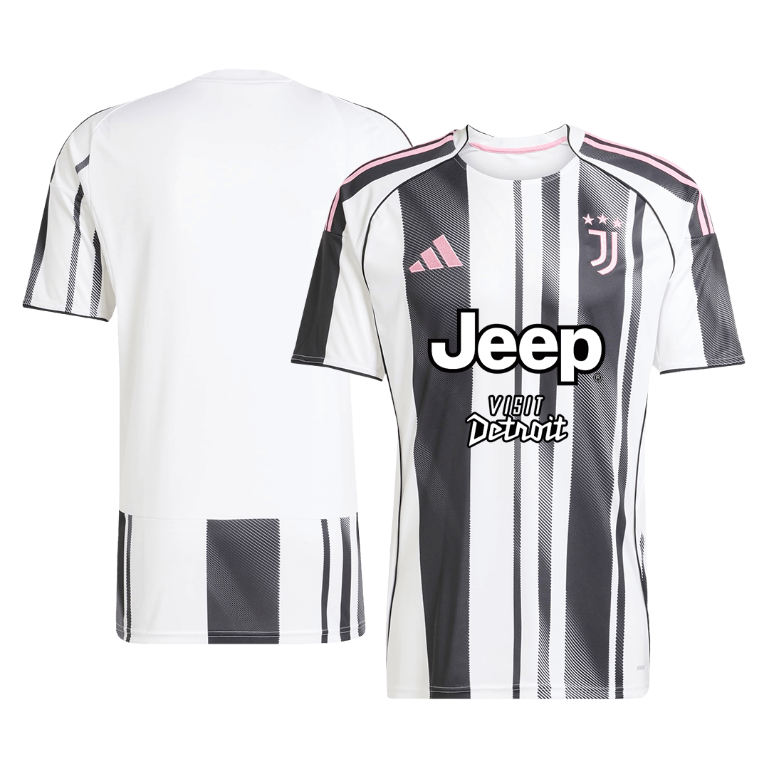 Juventus Home Football Shirt 2025/26 Black&White