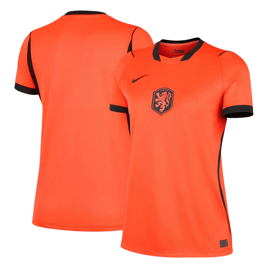 Women's Netherlands Home Soccer Jersey World Cup 2026 Orange