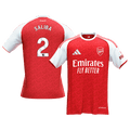 SALIBA #2 Arsenal Home Football Shirt 2025/26