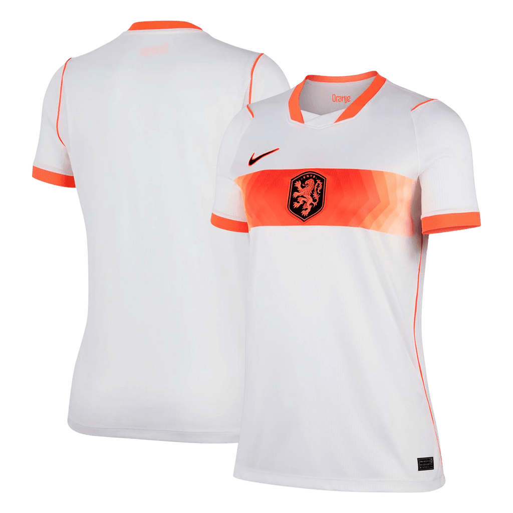 Women's Netherlands Away Soccer Jersey World Cup 2026 White
