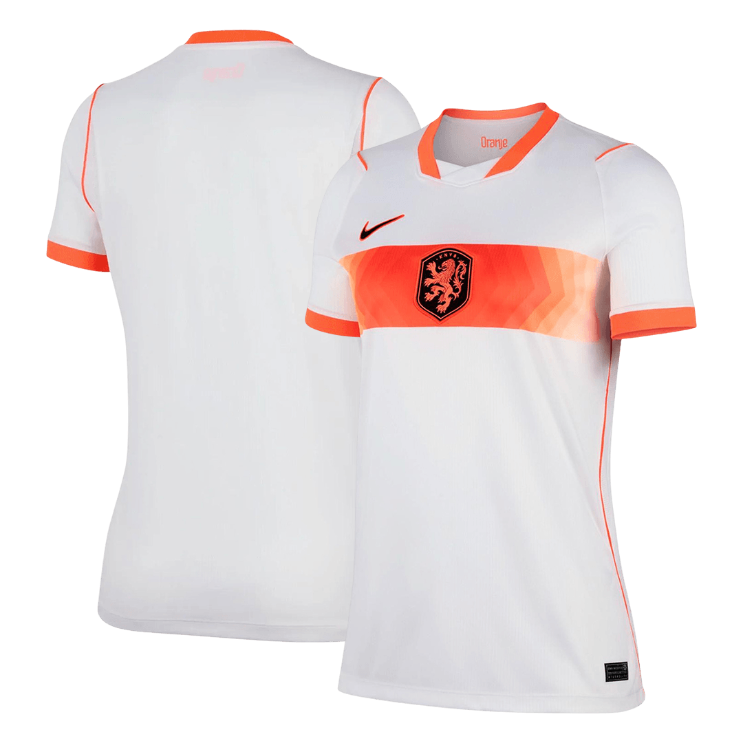 Women's Netherlands Away Soccer Jersey World Cup 2026 White