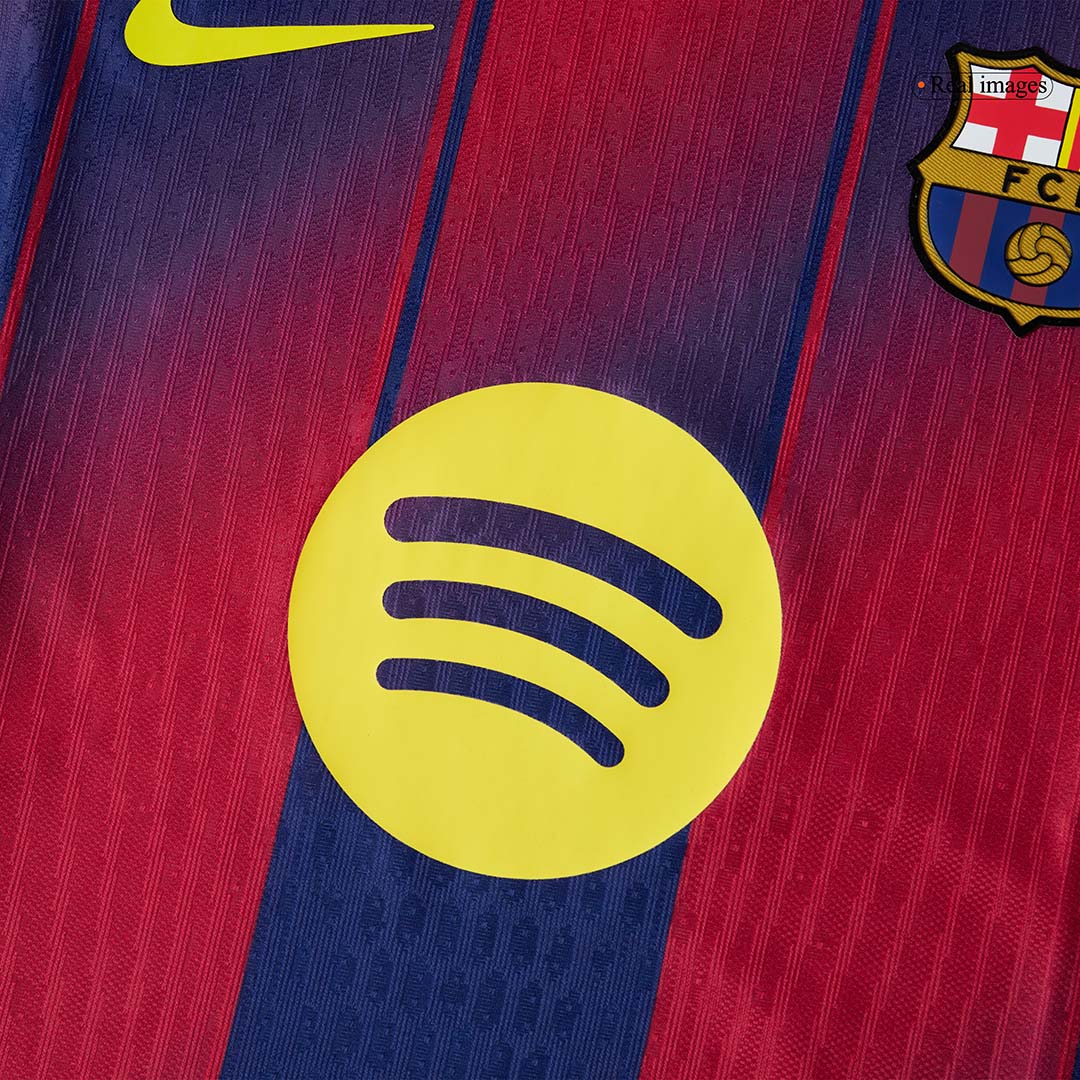 Player Version LAMINE YAMAL #10 Barcelona Home Football Shirt 2025/26—Kopa Trophy Edition