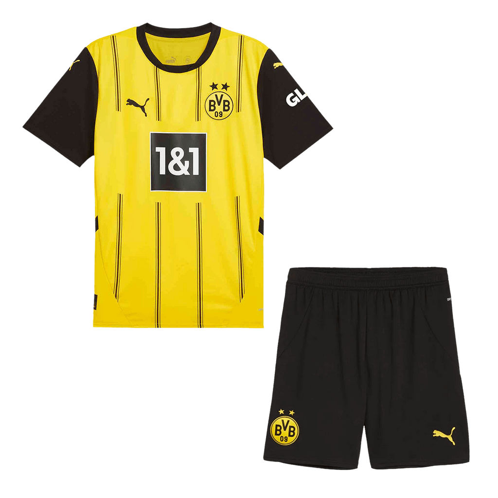 Borussia Dortmund Home Football Shirt Kit(Jersey+Shorts)