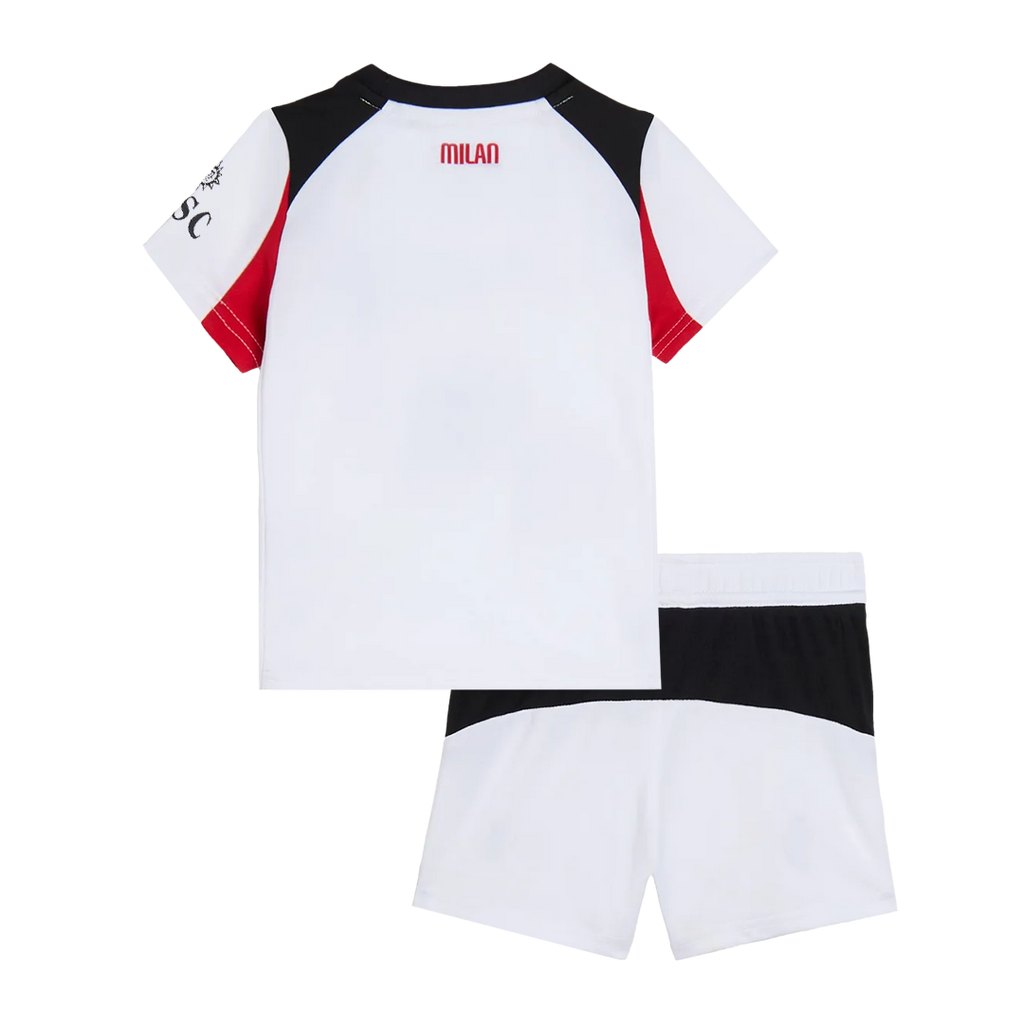 Kid's AC Milan Away Football Shirt Kit(Jersey+Shorts) 2025/26