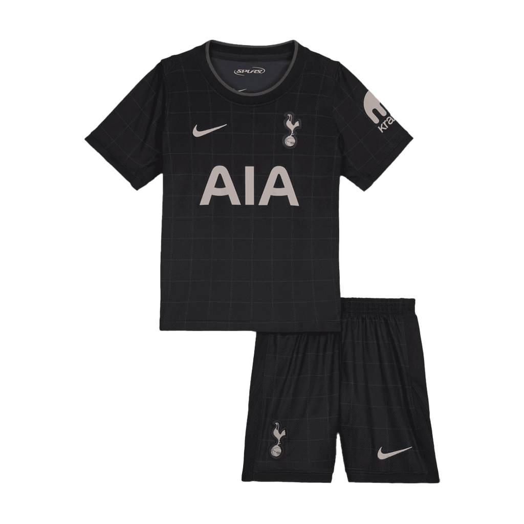 Kid's Tottenham Hotspur Away Football Shirt Kit(Jersey+Shorts) 2025/26 Black