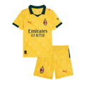 Kid's AC Milan Third Away Football Shirt Kit(Jersey+Shorts) 2025/26
