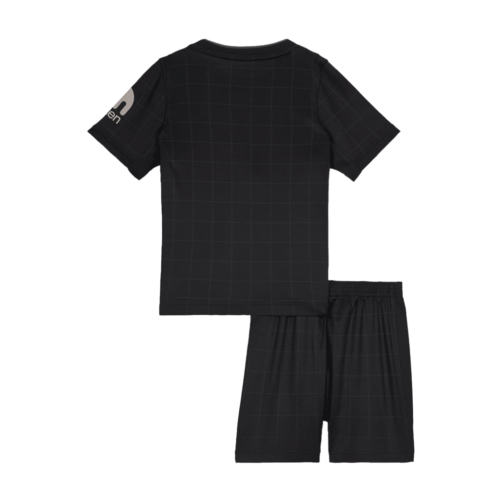 Kid's Tottenham Hotspur Away Football Shirt Kit(Jersey+Shorts) 2025/26 Black