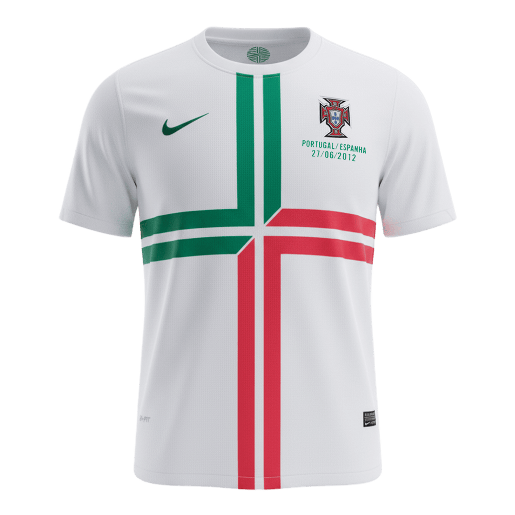 Retro 2012 Portugal Away Football Shirt