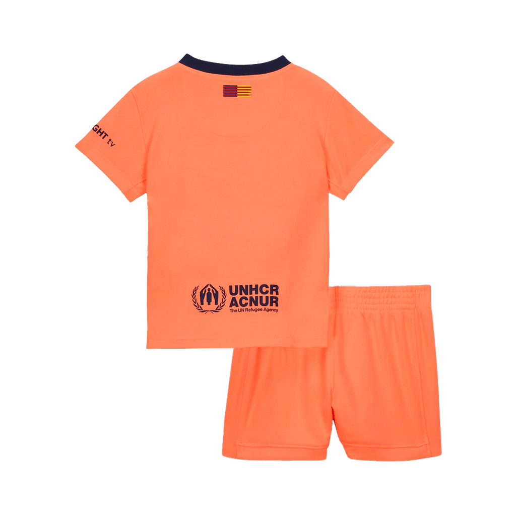 Kid's Barcelona Third Away Football Shirt Kit(Jersey+Shorts) 2025/26