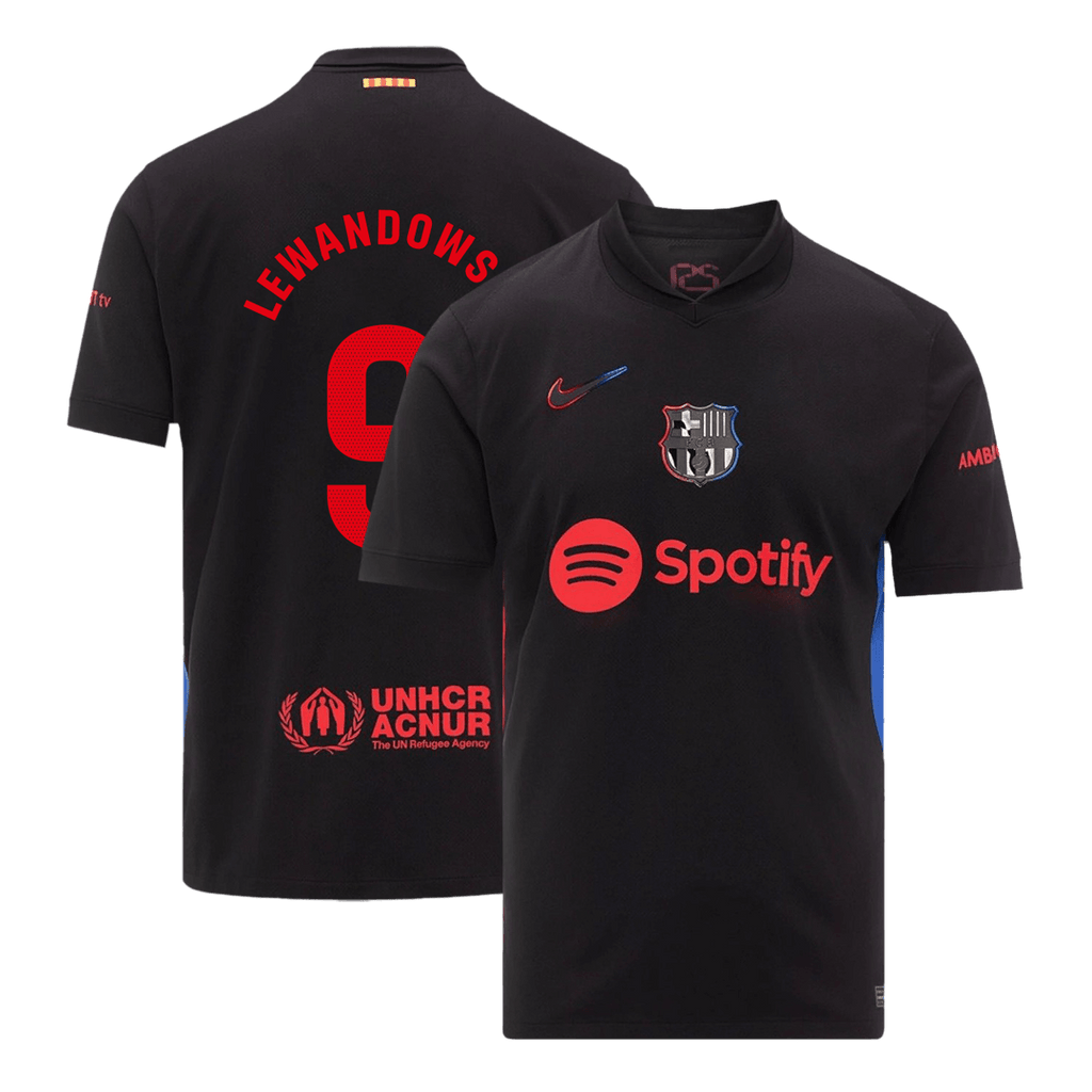 LEWANDOWSKI #9 Barcelona Away Football Shirt 2024/25