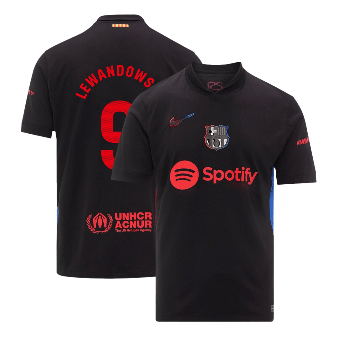 LEWANDOWSKI #9 Barcelona Away Football Shirt 2024/25