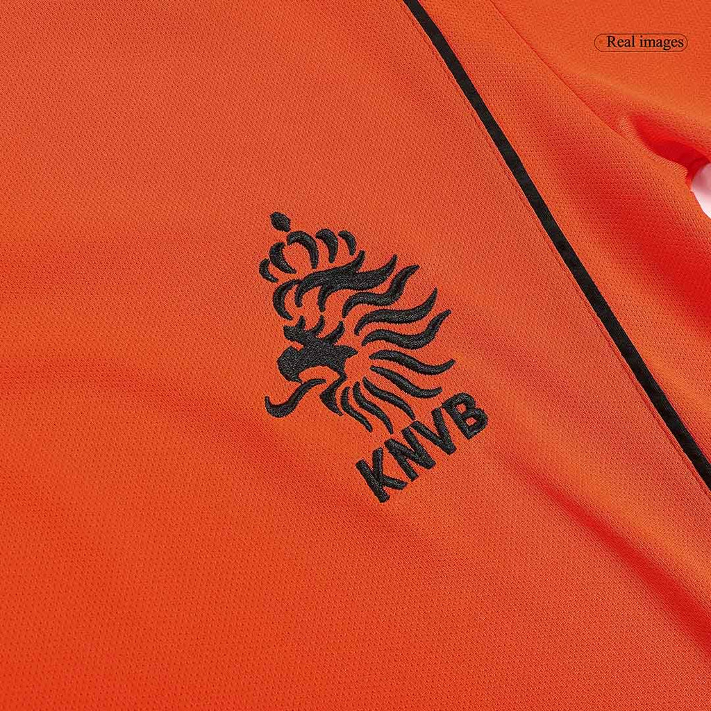 Retro Netherlands Home Soccer Jersey World Cup 1998 Orange