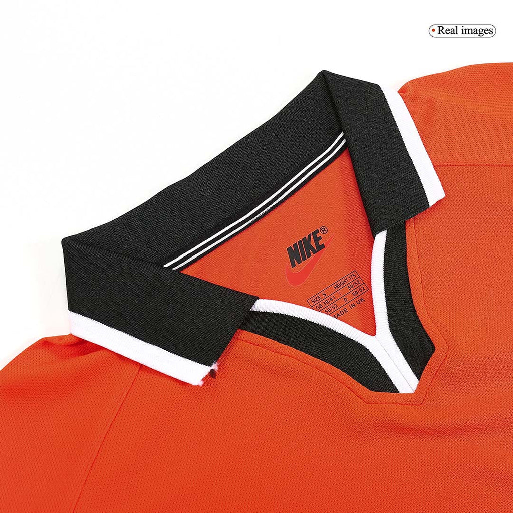 Retro Netherlands Home Soccer Jersey World Cup 1998 Orange