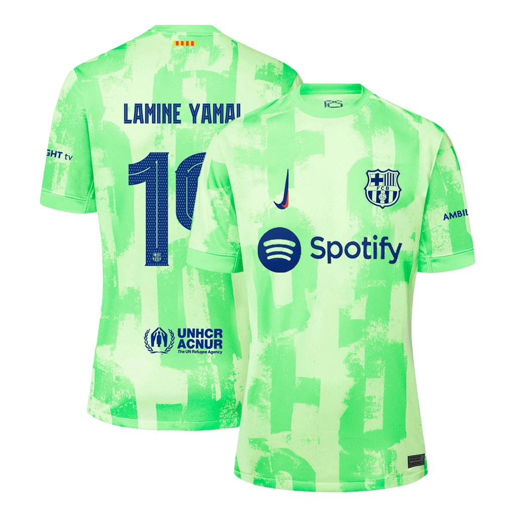 LAMINE YAMAL #19 Barcelona Third Away Football Shirt - UCL