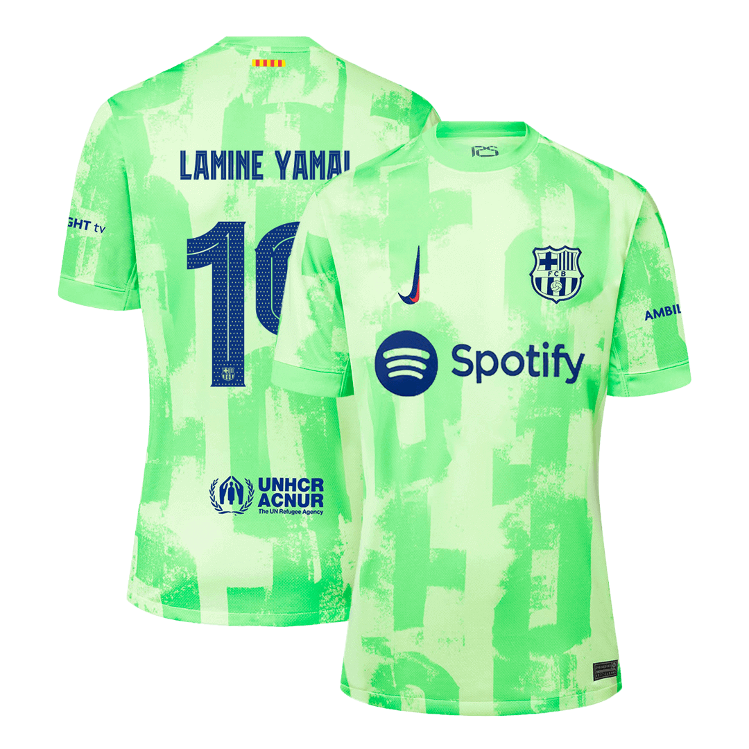LAMINE YAMAL #19 Barcelona Third Away Football Shirt - UCL