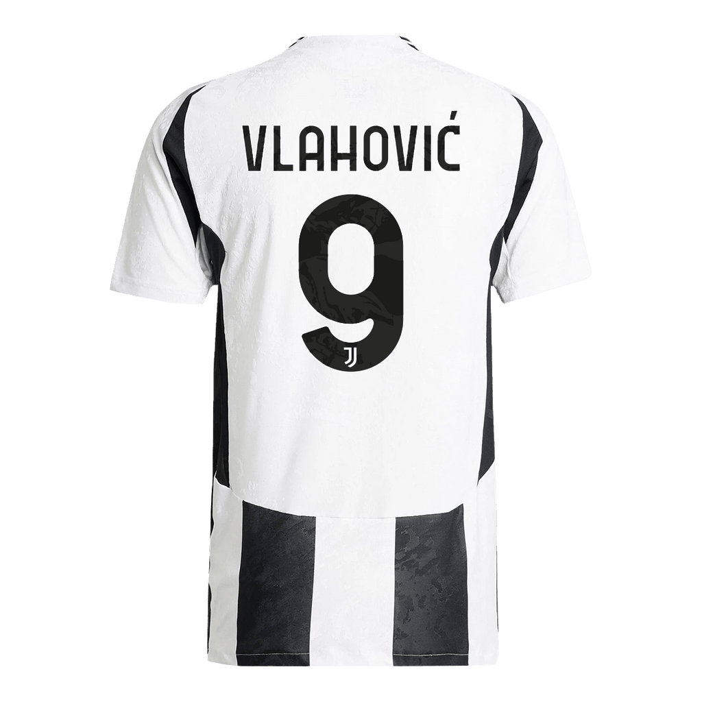 Player Version VLAHOVIĆ #9 Juventus Home Football Shirt 2024/25 - Save The Children Sponsor