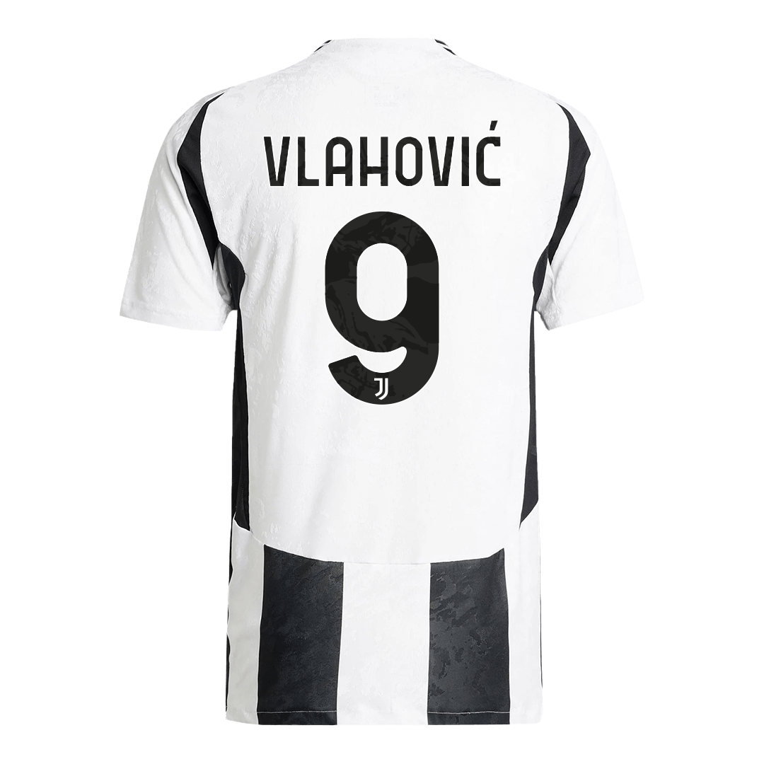 Player Version VLAHOVIĆ #9 Juventus Home Football Shirt 2024/25 - Save The Children Sponsor