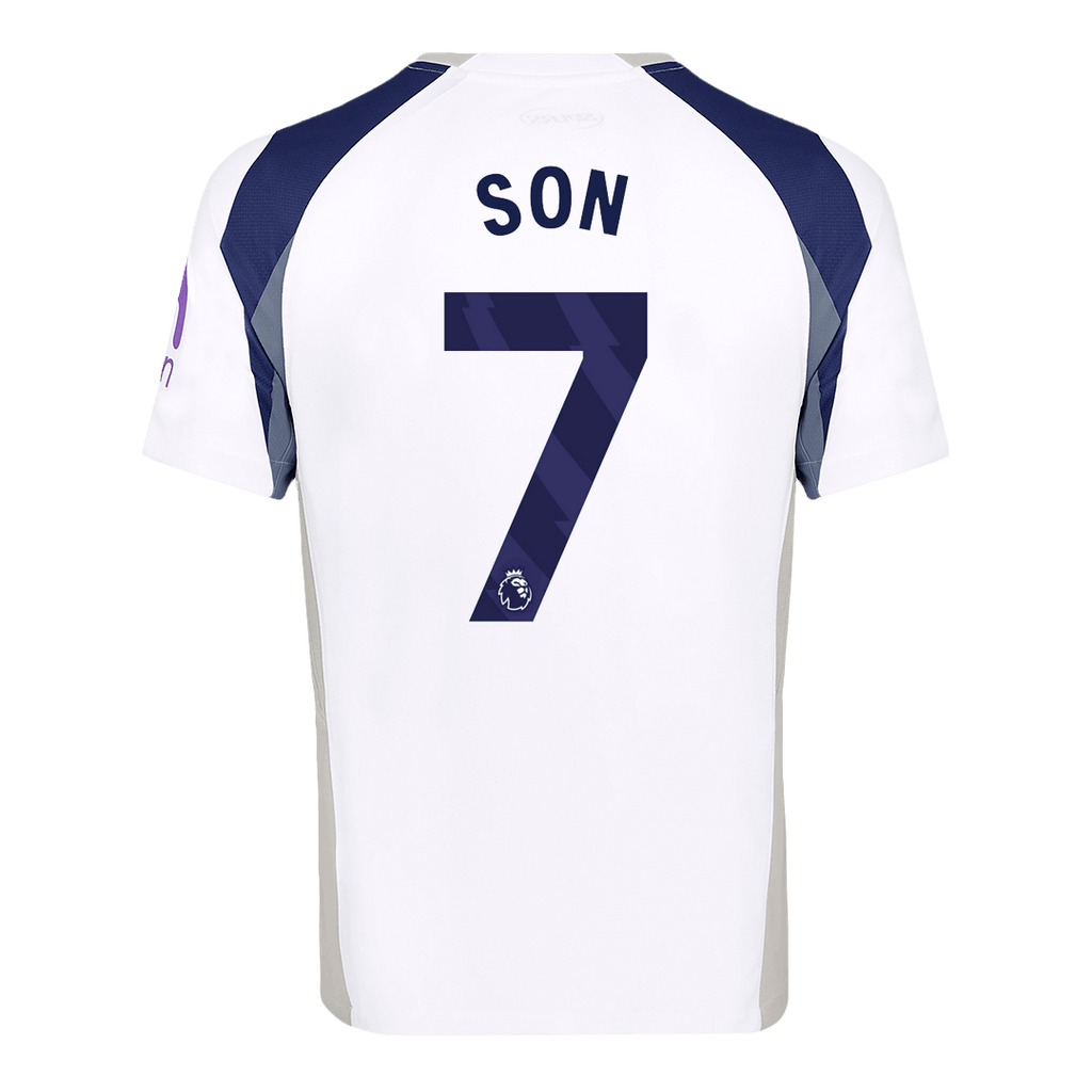 SON #7 Tottenham Hotspur Home Football Shirt 2025/26 White