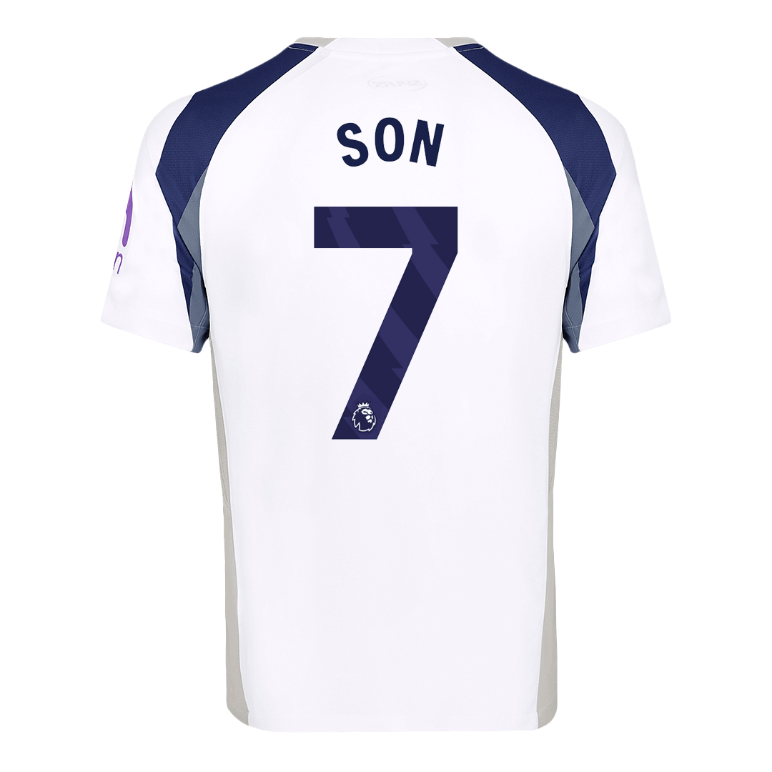 SON #7 Tottenham Hotspur Home Football Shirt 2025/26 White