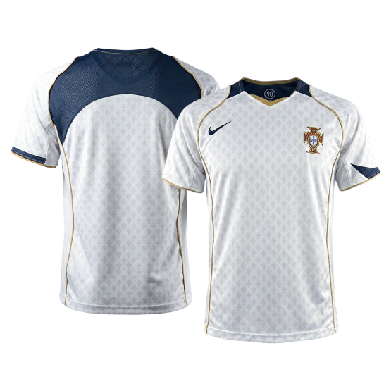 Retro 2004 Portugal Away Football Shirt