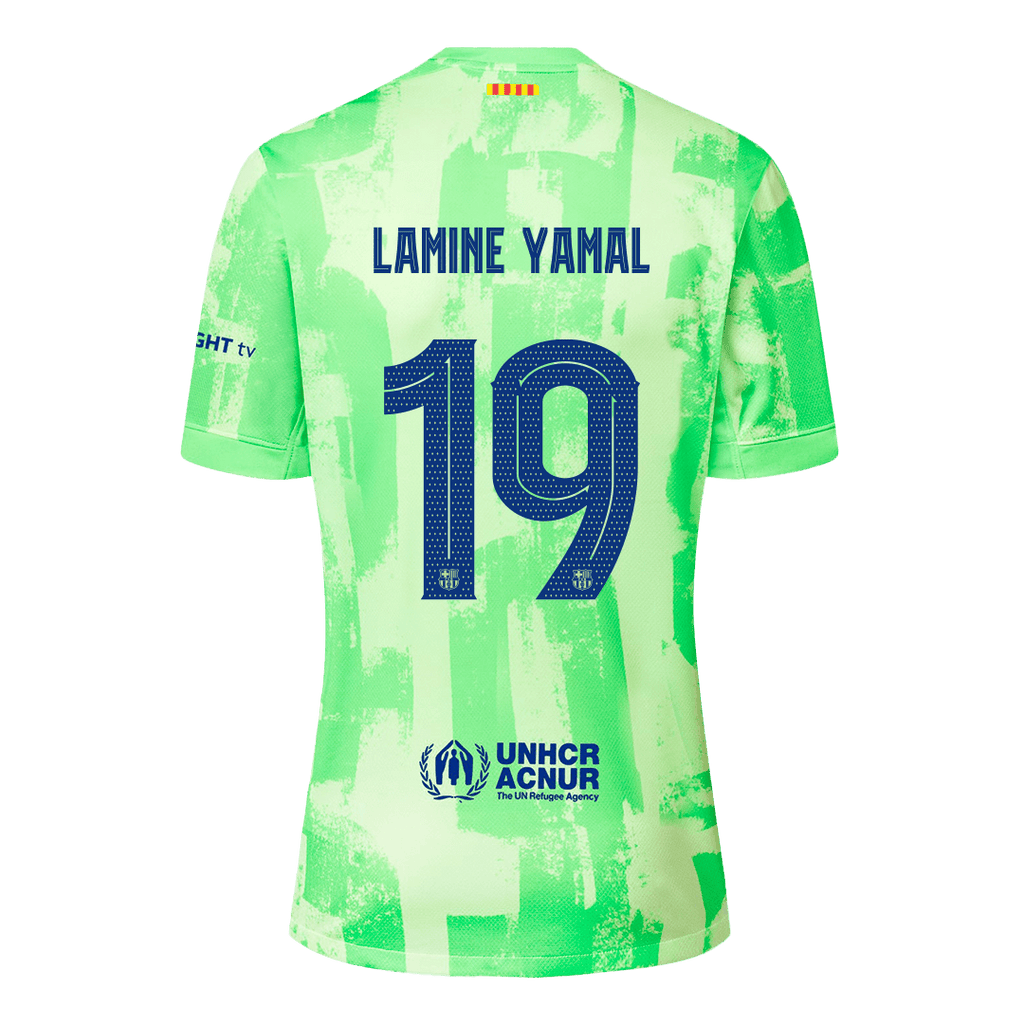 LAMINE YAMAL #19 Barcelona Third Away Football Shirt - UCL